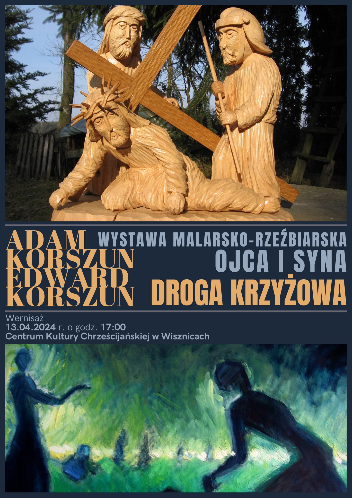 Wystawa malarsko-rzeźbiarska Adama i Edwarda Korszunów