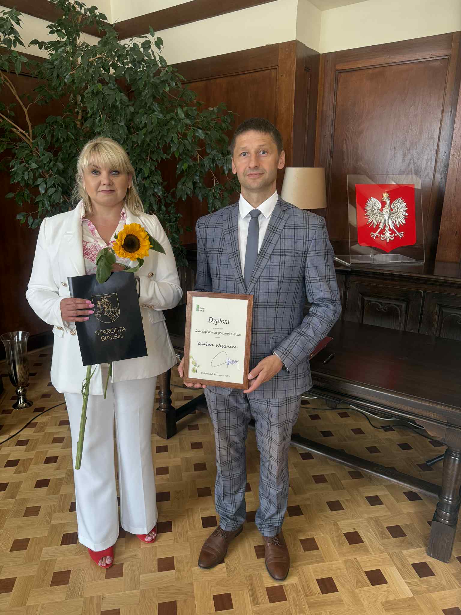 Gmina Wisznice z tytułem „Samorząd Gminny Przyjazny Kulturze”