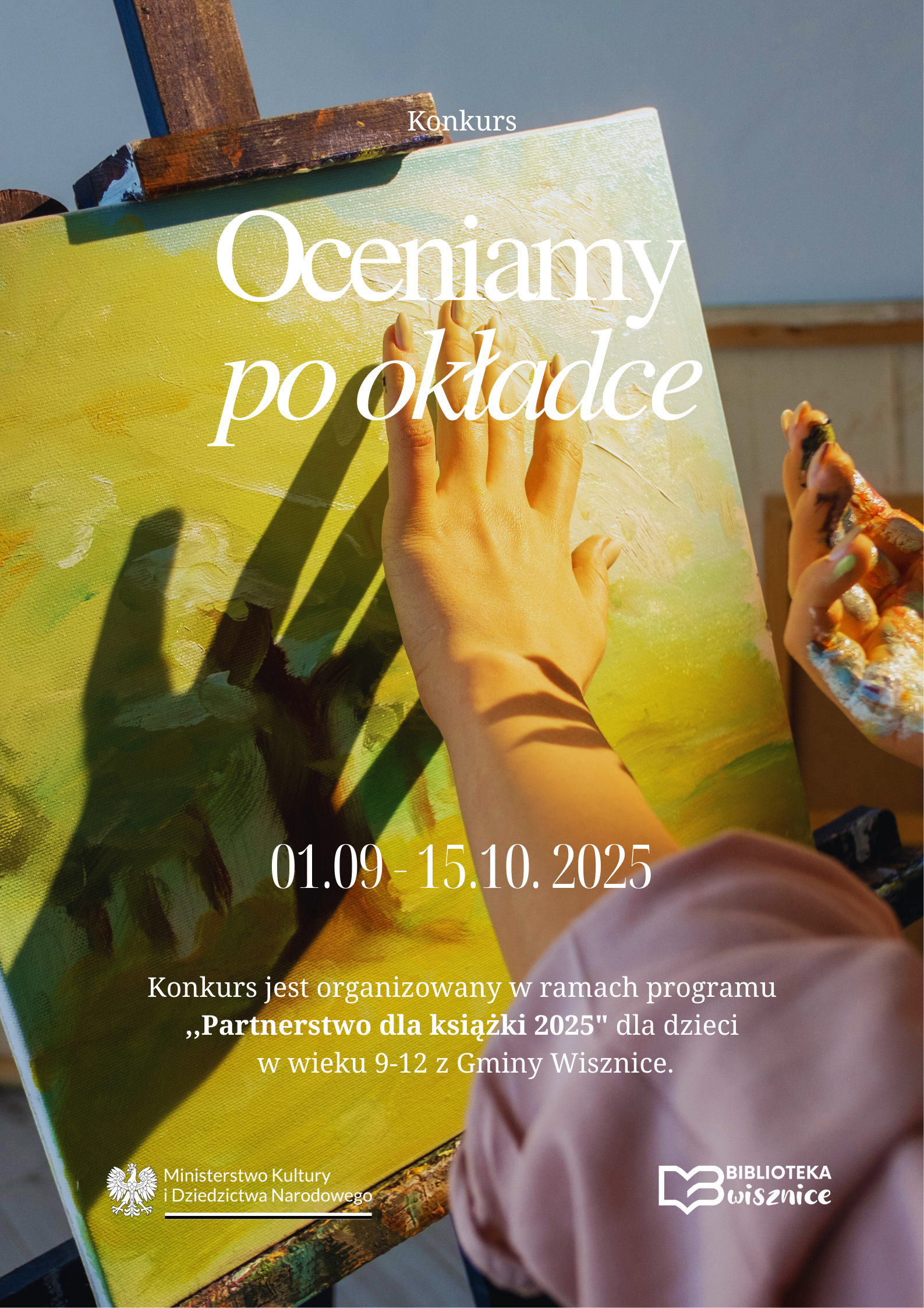 Gminna Biblioteka Publiczna w Wisznicach ogłasza konkurs plastyczny ,,Oceniamy po okładce