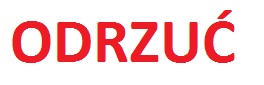 odrzuć