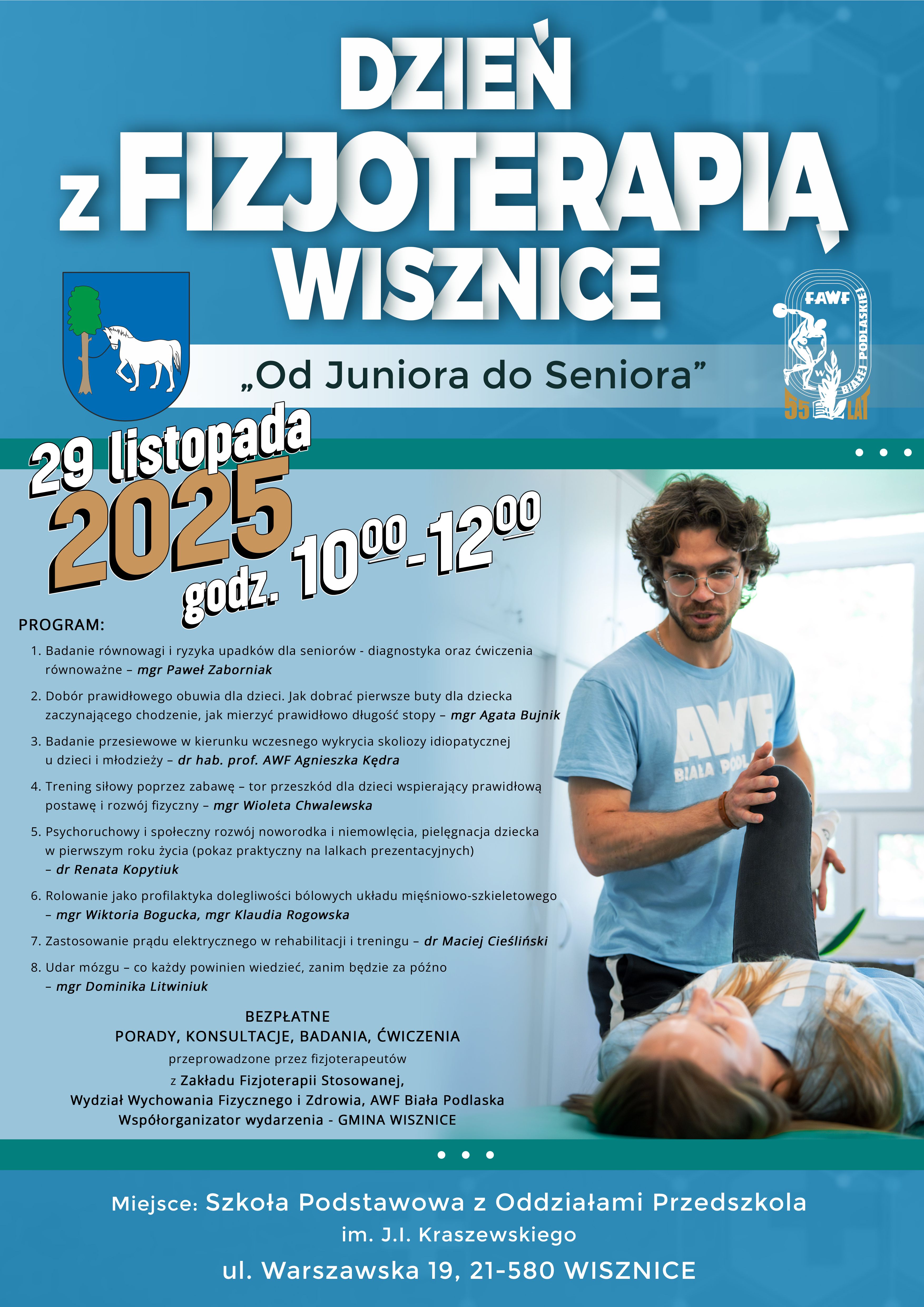 Dzień z Fizjoterapią w Wisznicach – „Od Juniora do Seniora”
