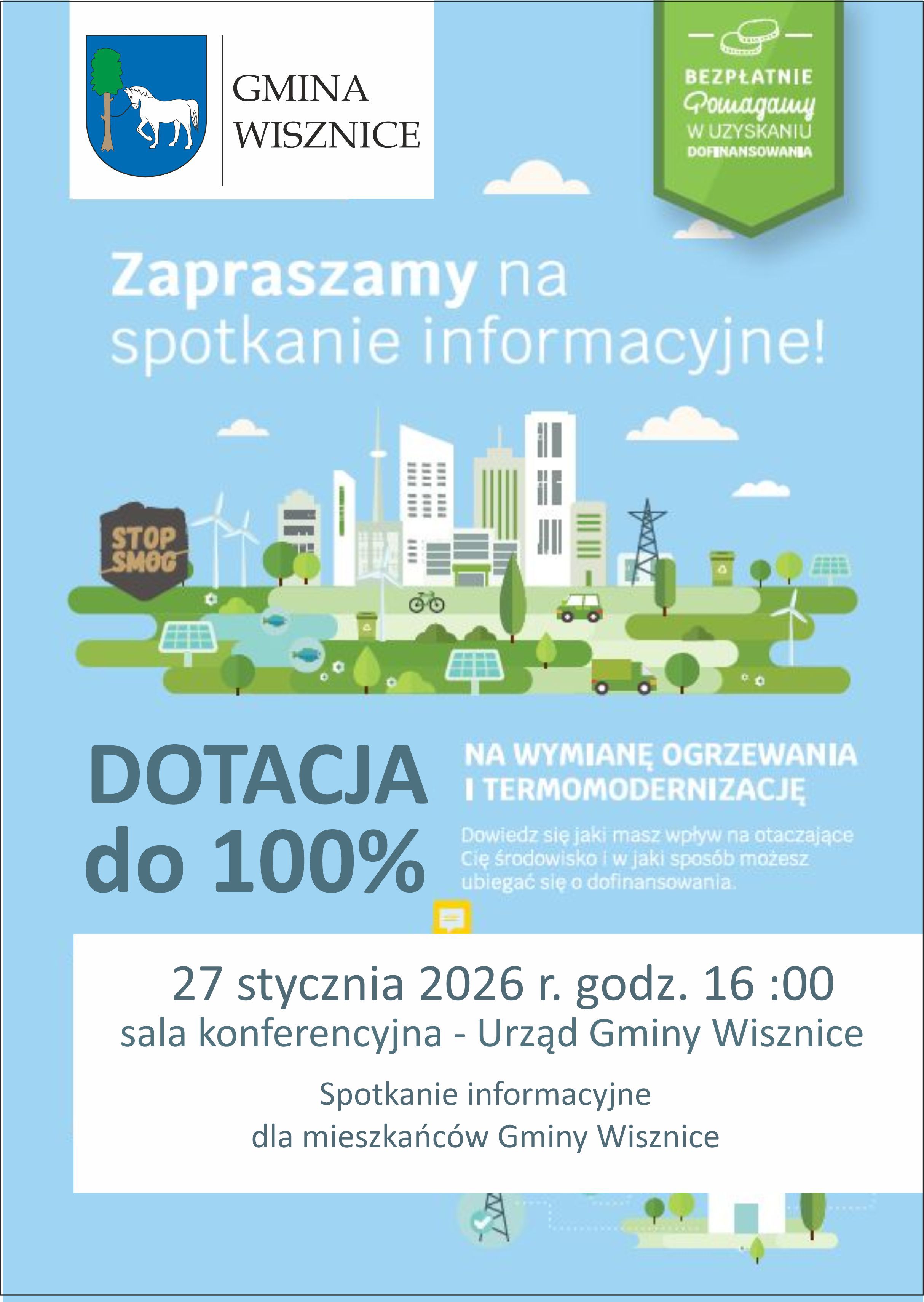 Spotkanie informacyjne dla mieszkańców Gminy Wisznice 